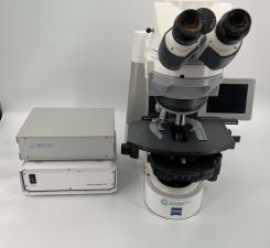 Zeiss Microscope Axio Imager M1 Upright Phase Contrast Motorized Trinocular 