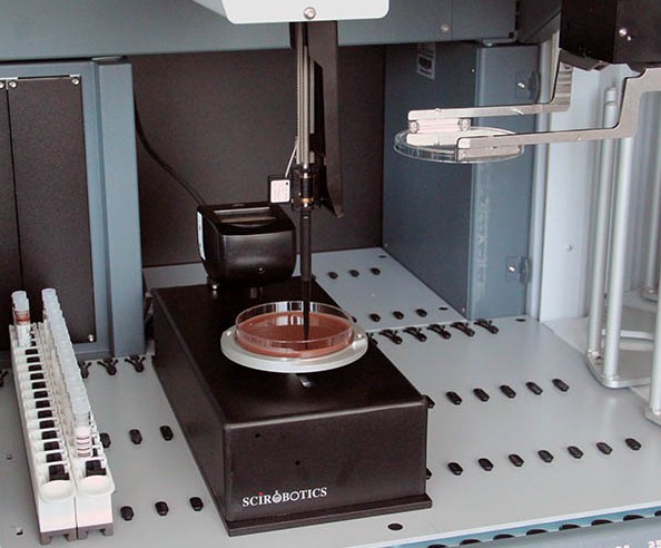 SciRobotics Petri-Plater Spiral Petri-Dish Plating Add-On for Tecan Robots EVO75/EVO/Fluent